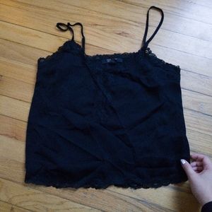 F21 forever 21 black lace cami